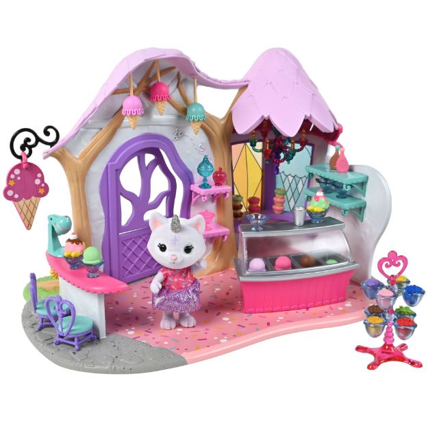 oney-bee-acres-rainbow-ridge-crystals-ice-cream-shop-36-piece-doll-playset