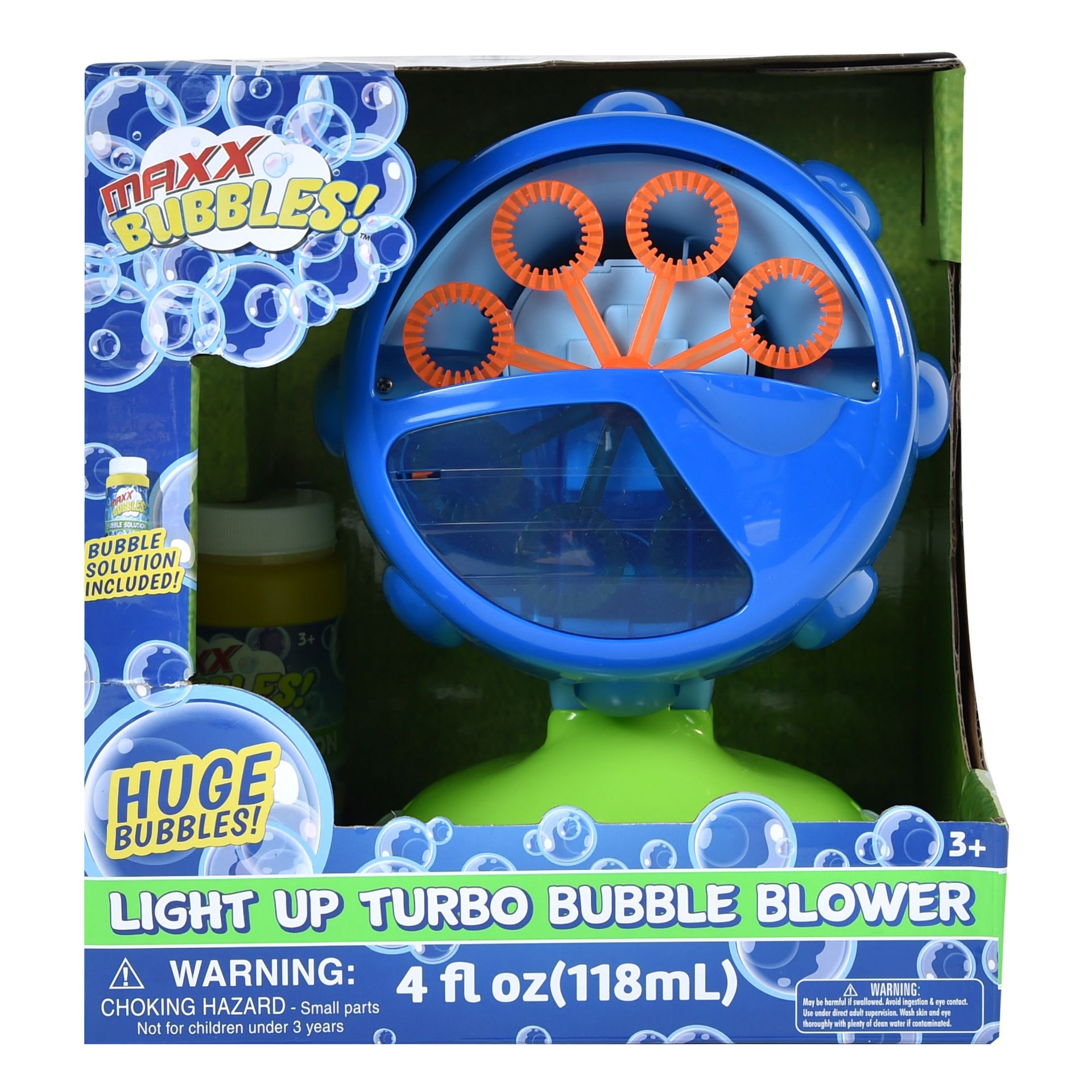 MAXX BUBBLES LIGHT UP TURBO BUBBLE BLOWER