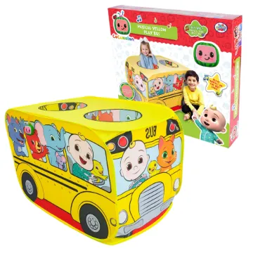 Picture of COCOMELON MUSICAL YELLOW SCHOOL BUS POPTOPIA TENT