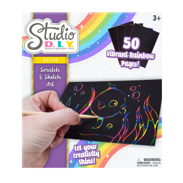 Picture of STUDIO DIY SCRATCH ART CRAFT KIT